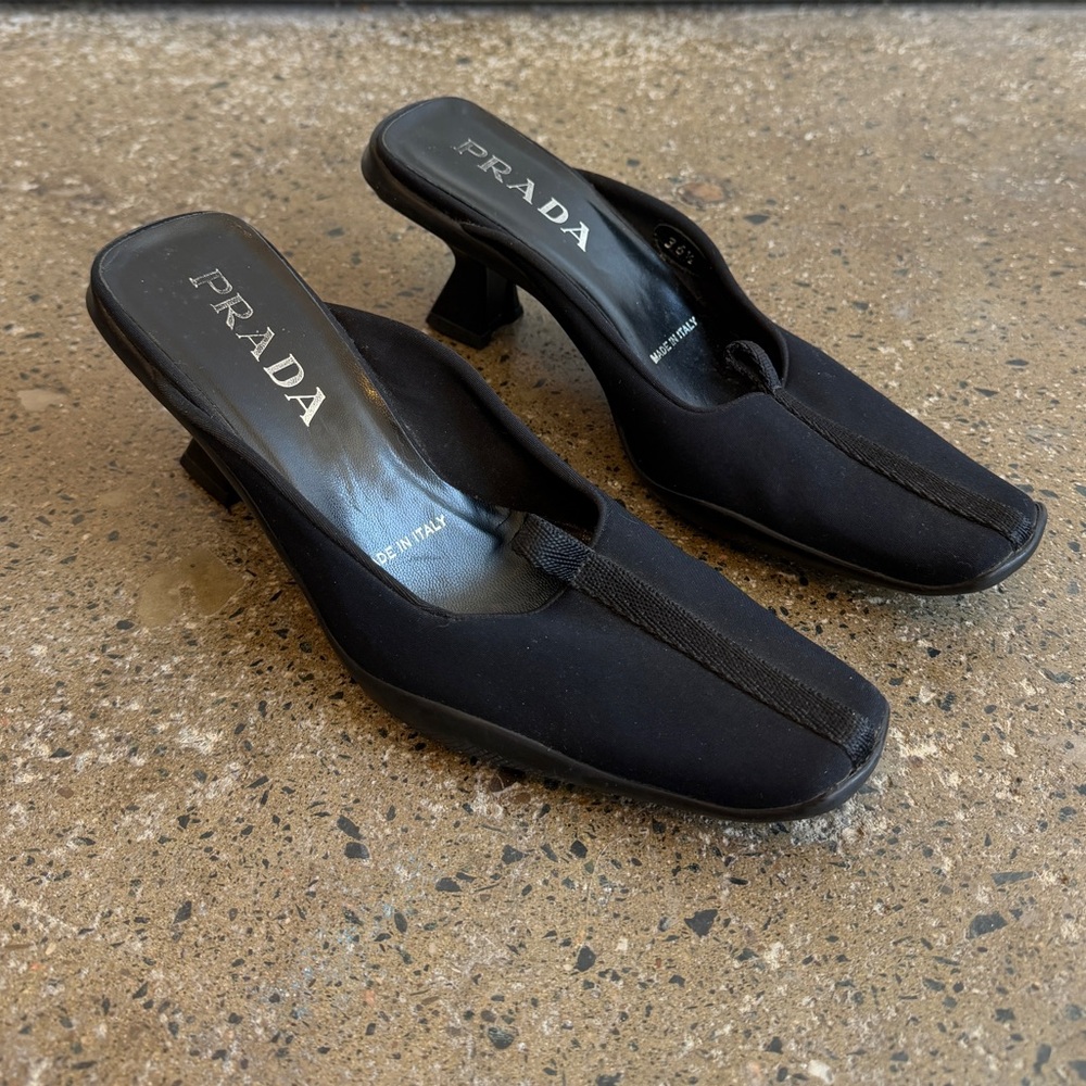 prada f/w 1999 black mules - Picture 4 of 7